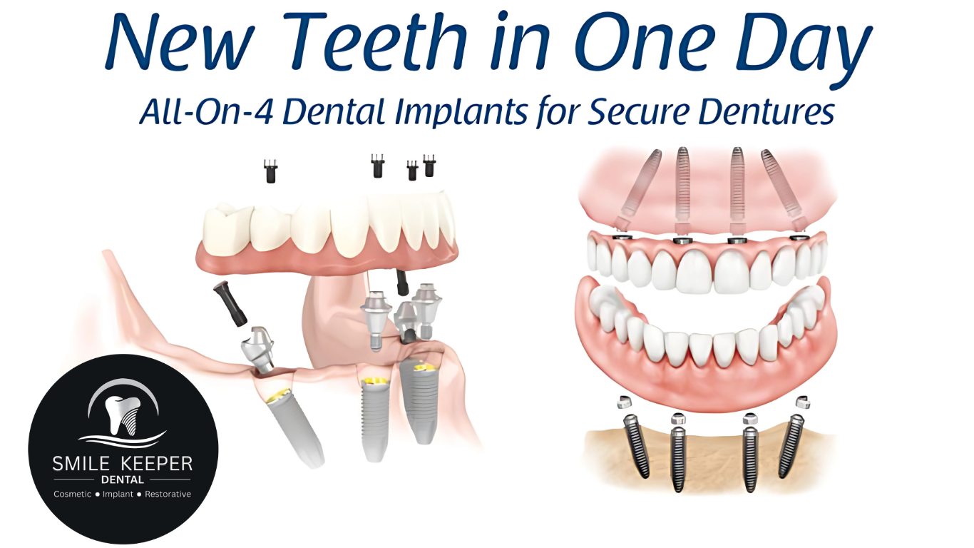Patient's full, healthy smile
